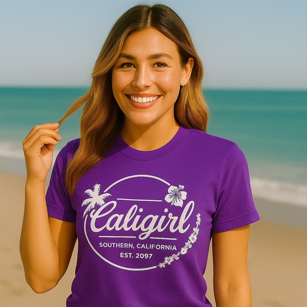 CaliGirl Southern California T-Shirt – Purple